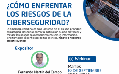Webinar ¿Cómo enfrentar los riesgos de la ciberseguridad?